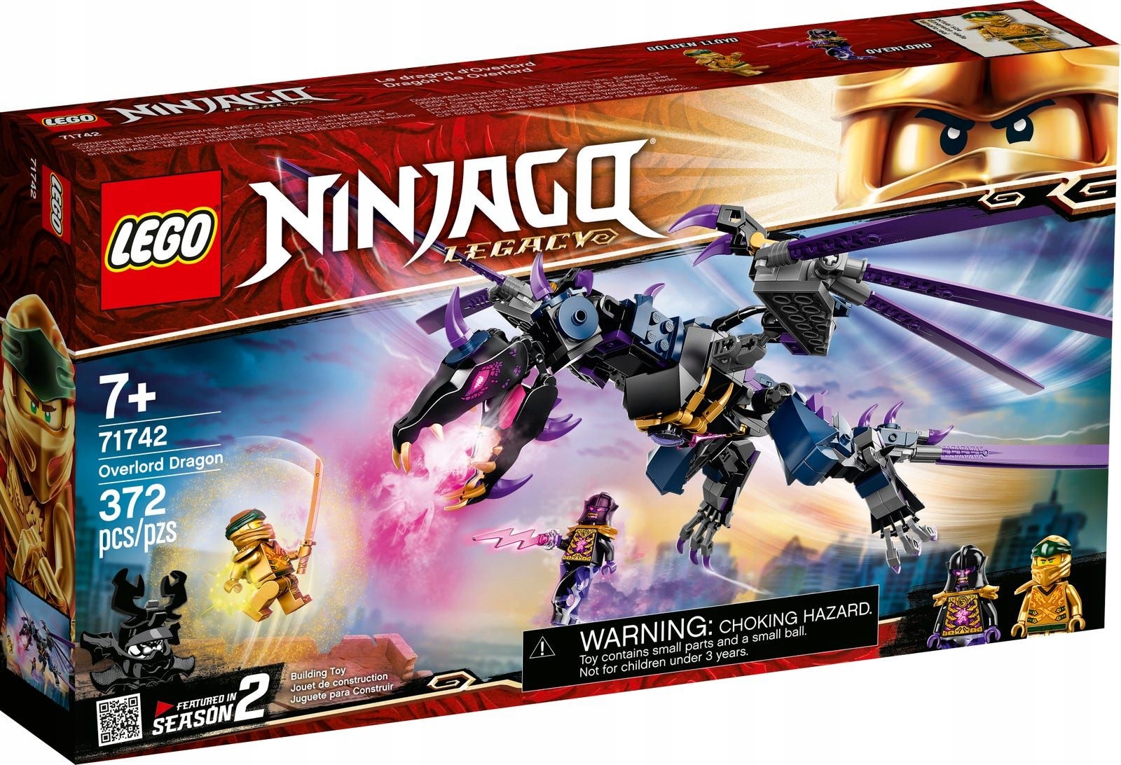 Lego Ninjago 71742 Drak Overlorda Nové