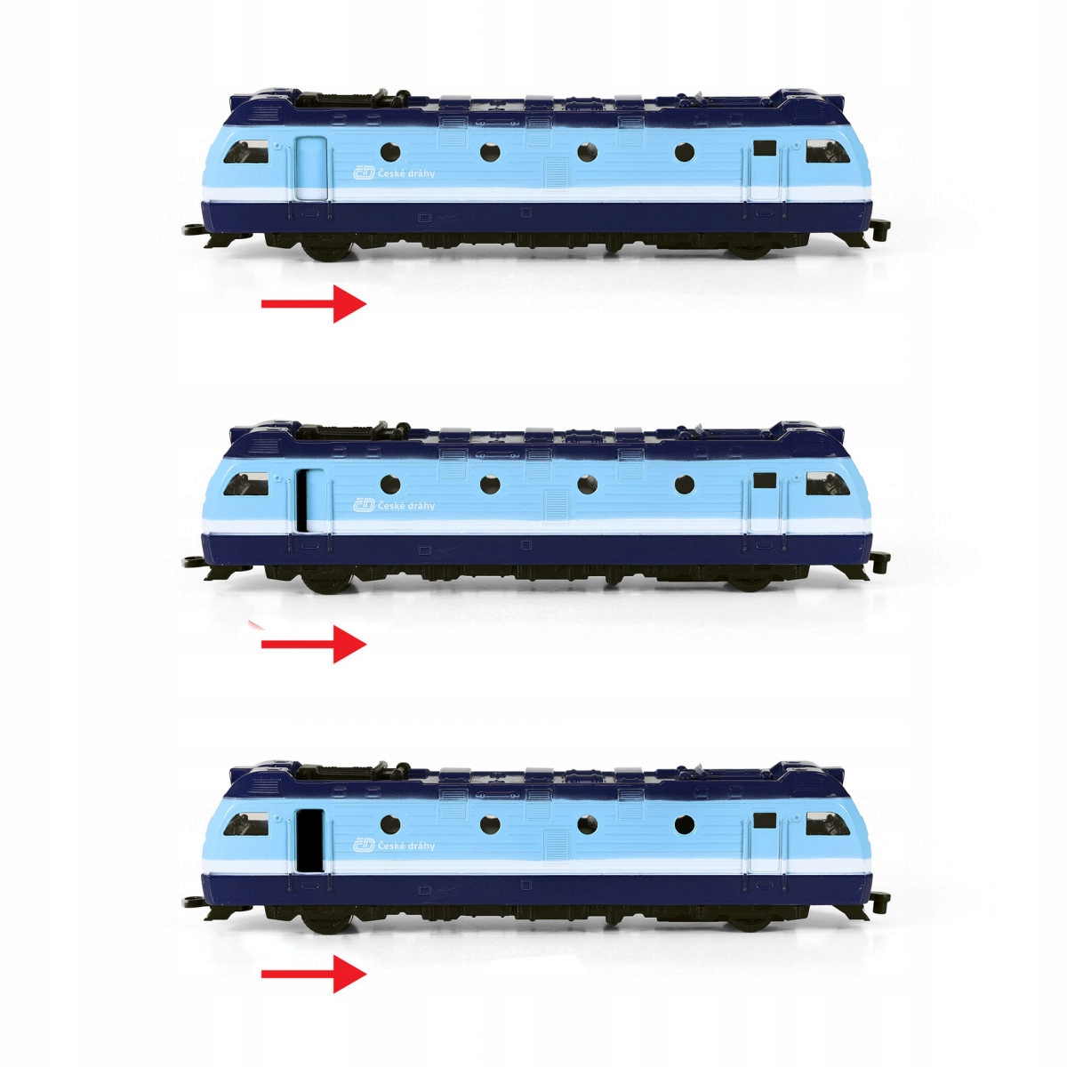 POCIĄG METALOWA LOKOMOTYWA CZESKA KOLEJKA Kod producenta 215870