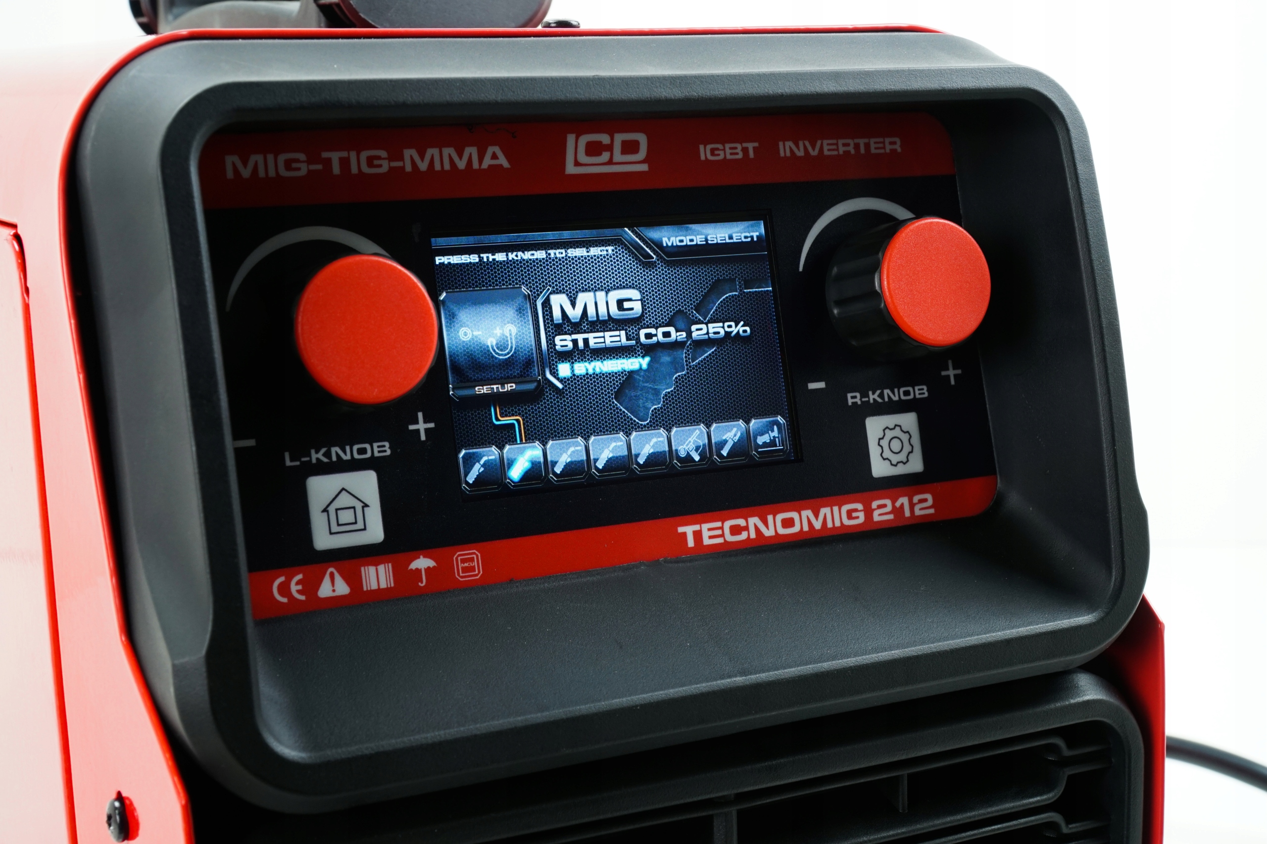 MIG 200 Synergia Aluminium migomat 3w1 zestaw MAG Kod producenta MIGOMAT TECNOMIG 212 SYN KPW4