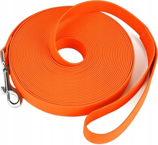 Voděodolná Dlouhá Vodítko Pro Psy Oranžová Pro Střední A Velké Psy 10 M
