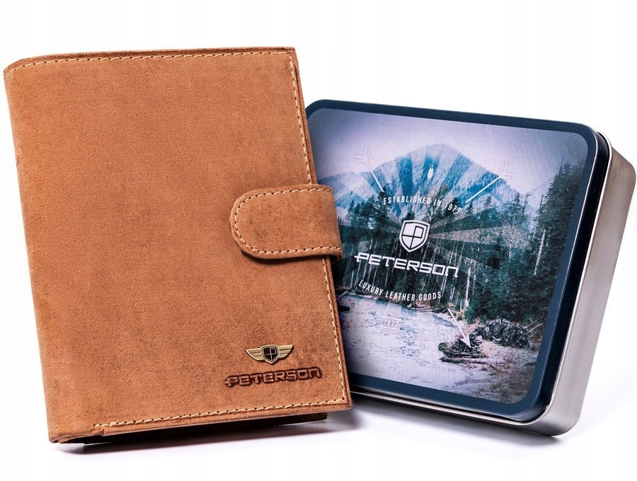 Kožená pánská peněženka s pojistkou Rfid Prot