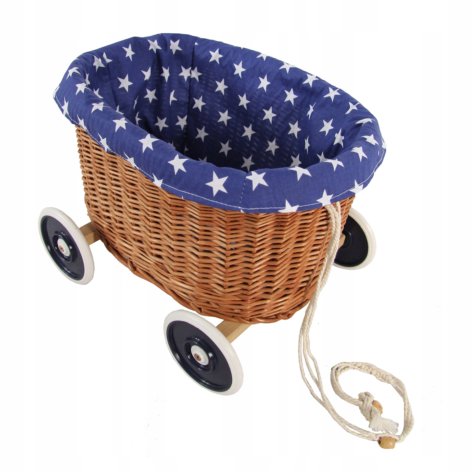 Wiklinowy wózek dla chłopca Eco Line Mini Seria Eco Line Mini