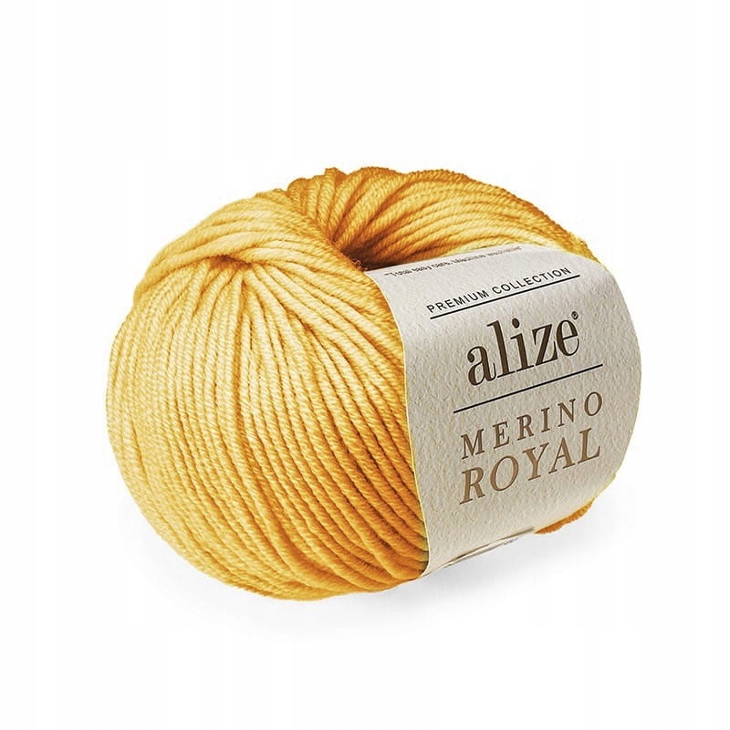 Włóczka Alize Merino Royal nr 02 100% wełna merino, 50g, miękka i delikatna