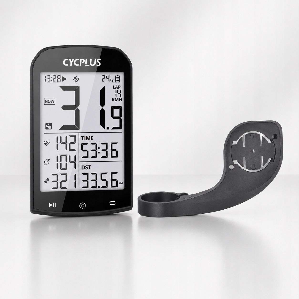 Cyklopočítač Gps Cycplus M1 – bezdrátový, IPX6, Ant+