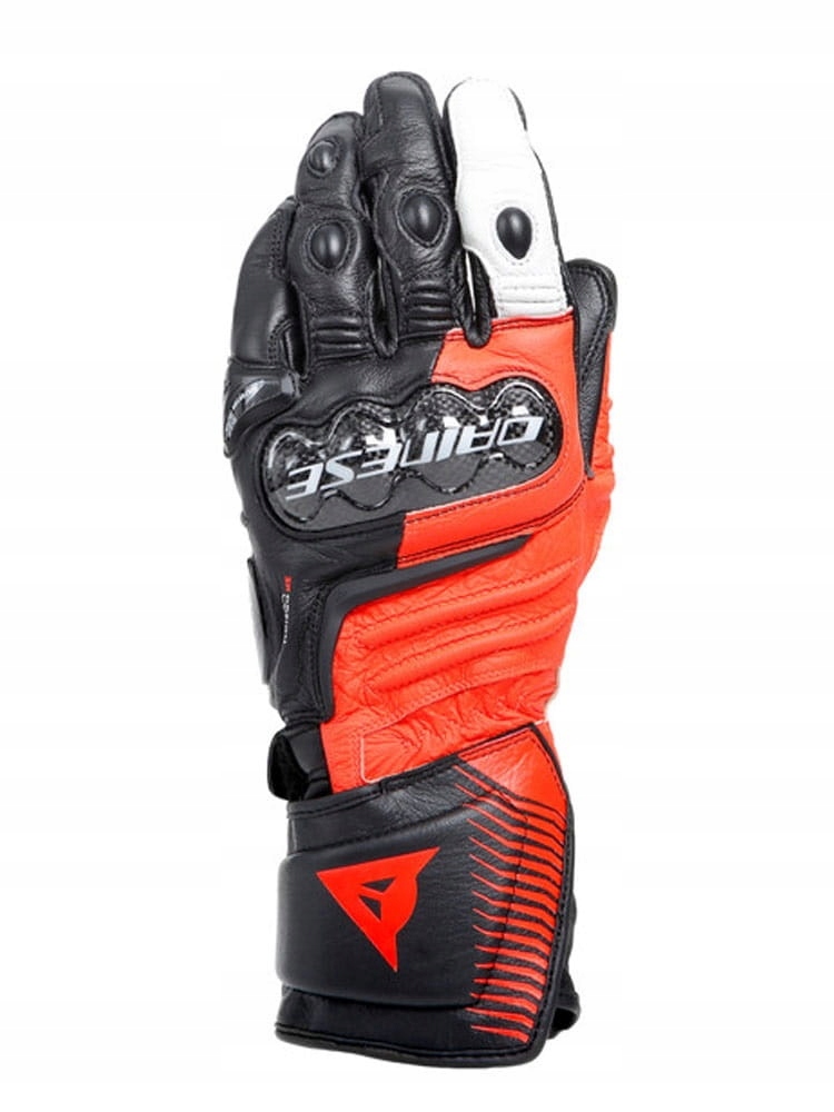 Rukavice Dainese Carbon 4 Long back fluo-red white S Na Darček