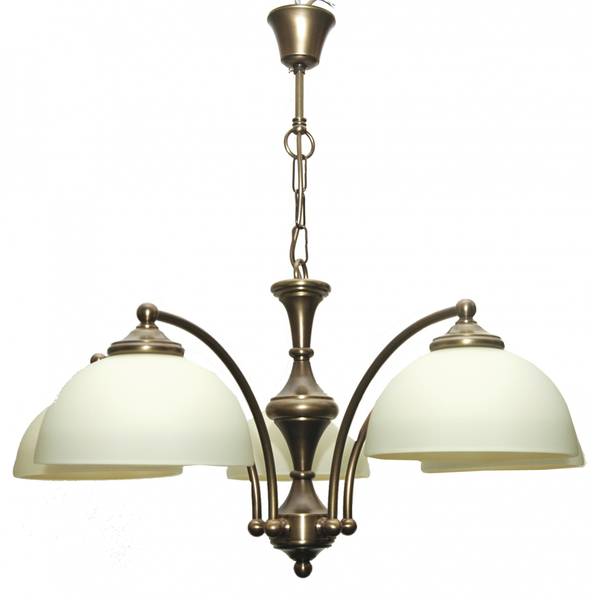 Mosadzný luster, závesná mosadzná lampa