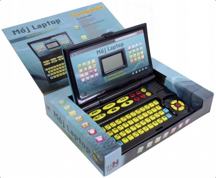 LAPTOP EDUKACYJNY 50 PROGRAMÓW MÓWI PO POLSKU Marka HH Poland
