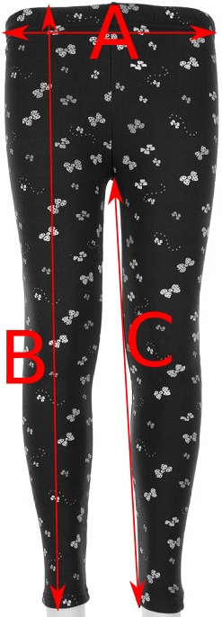 CIEPŁE legginsy M-328S8 GETRY OCIEPLANE 122/128 Płeć dziewczynki