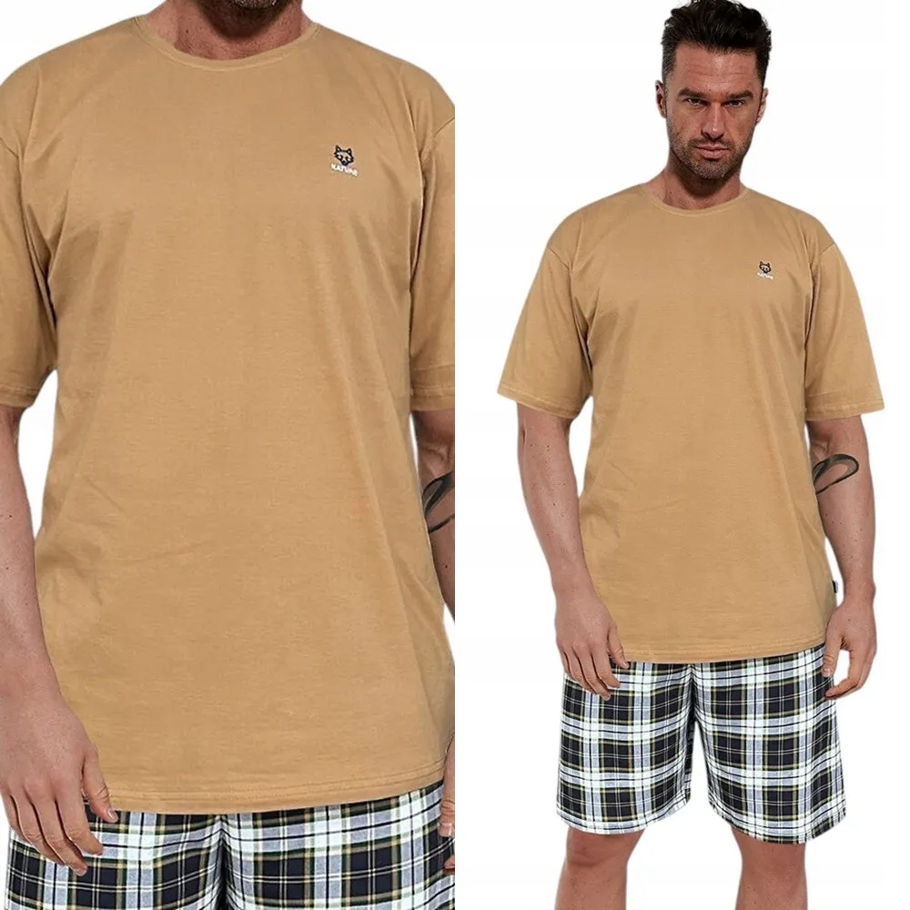 Pánské Pyžamo Cornette 326 Nature 3 S 44 hořčicová