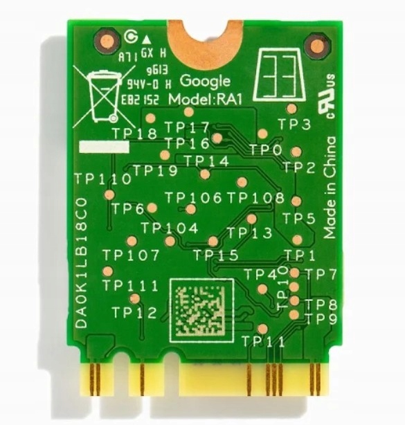 Moduł Coral M.2 Accelerator A+E key Model Coral M.2 Accelerator A+E key