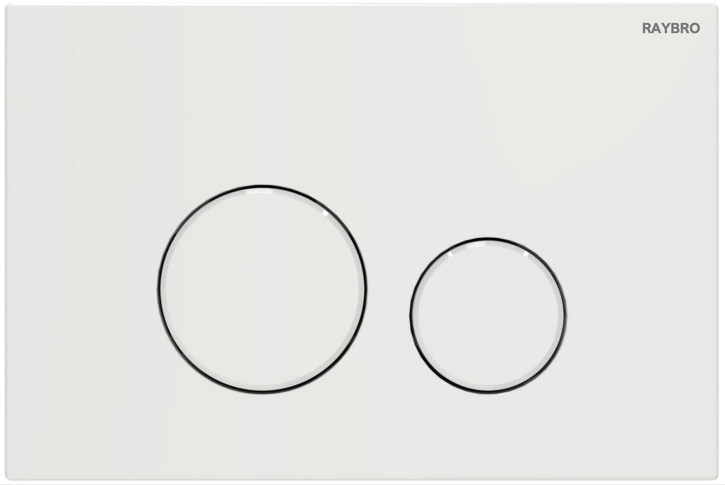 Splachovací tlačítko pro stojan Jomo Werit JomoTech bílý lesk, tiché,