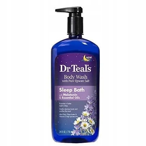 Dr Teal's Melatoninové esenciální oleje pro spánek 710 ml.