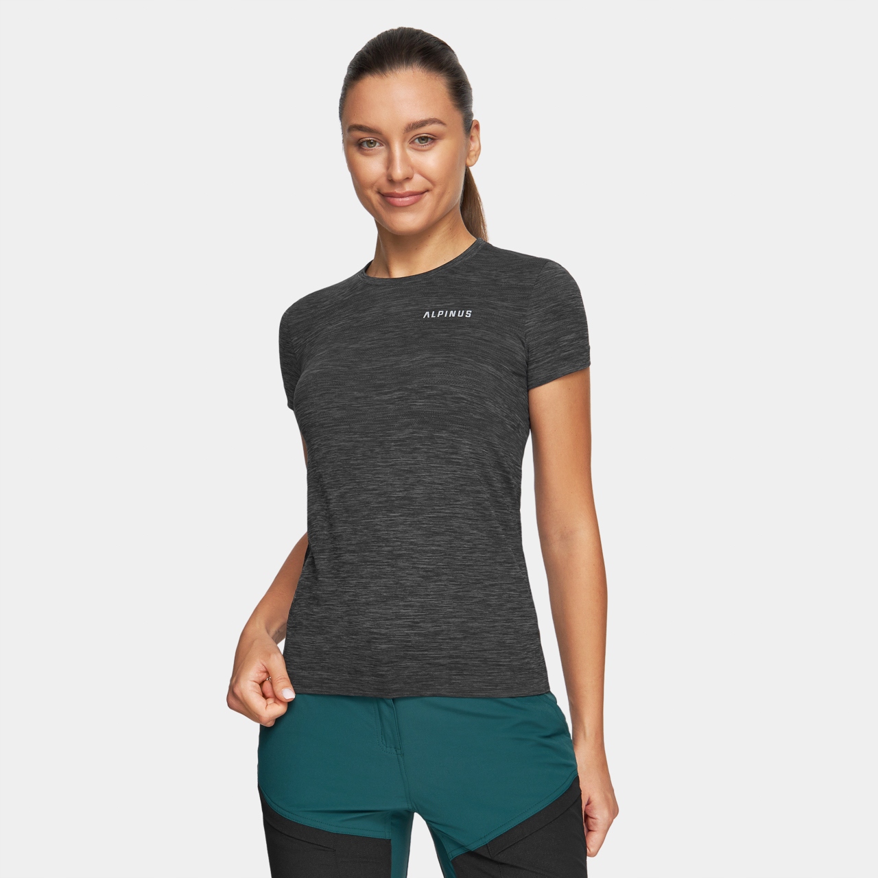 Alpinus T-shirt Koszulka Damska Techniczna Turystyczna Misurina M