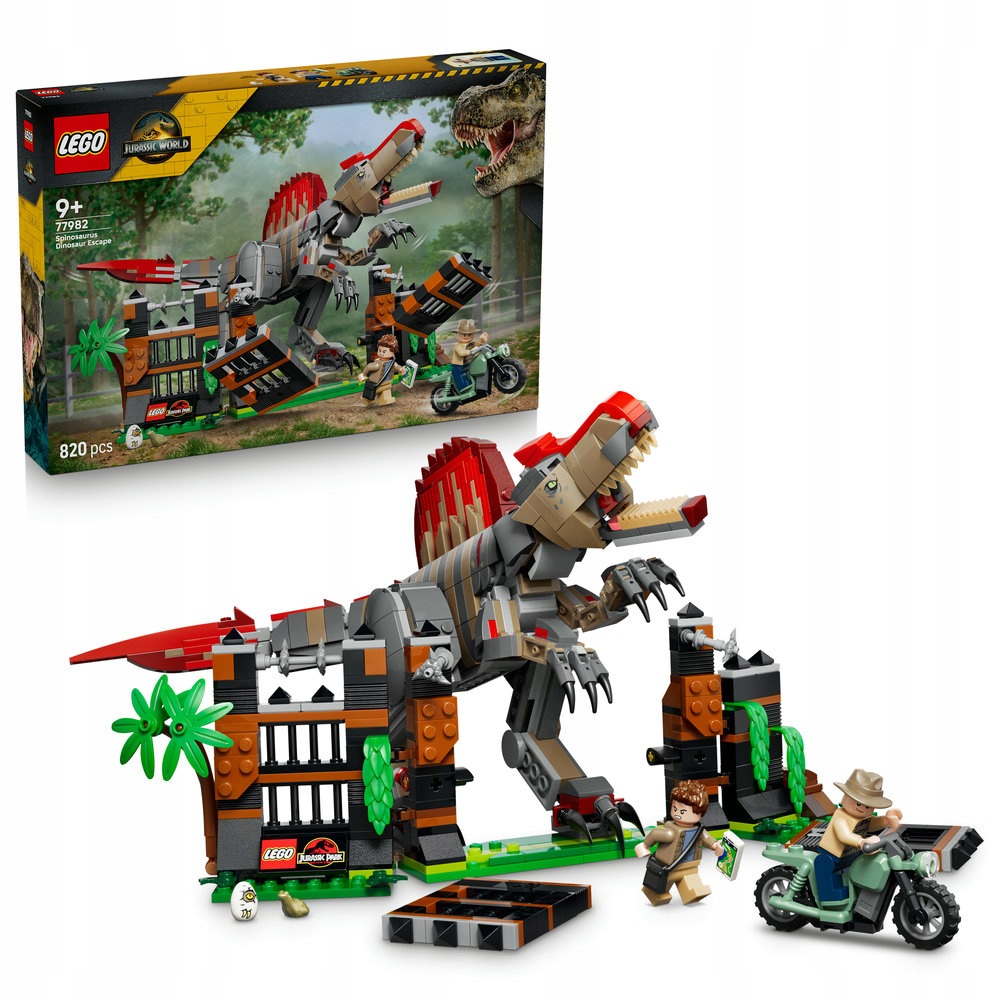 Lego Jurassic World 77982 Útěk dinosaura spinosaura