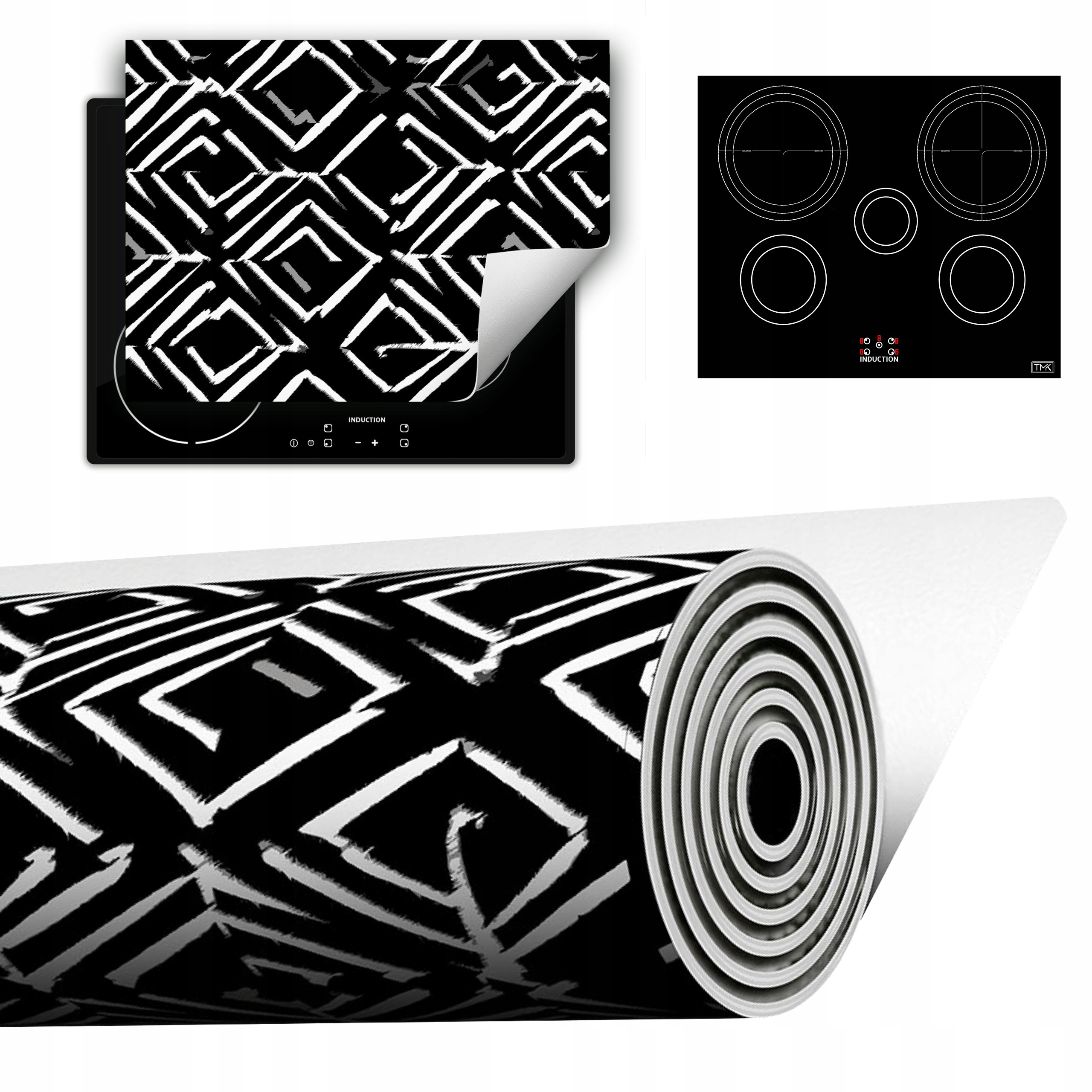 Vinylová Podložka Do Kuchyně Více Místa 70x52 bílá mozaika