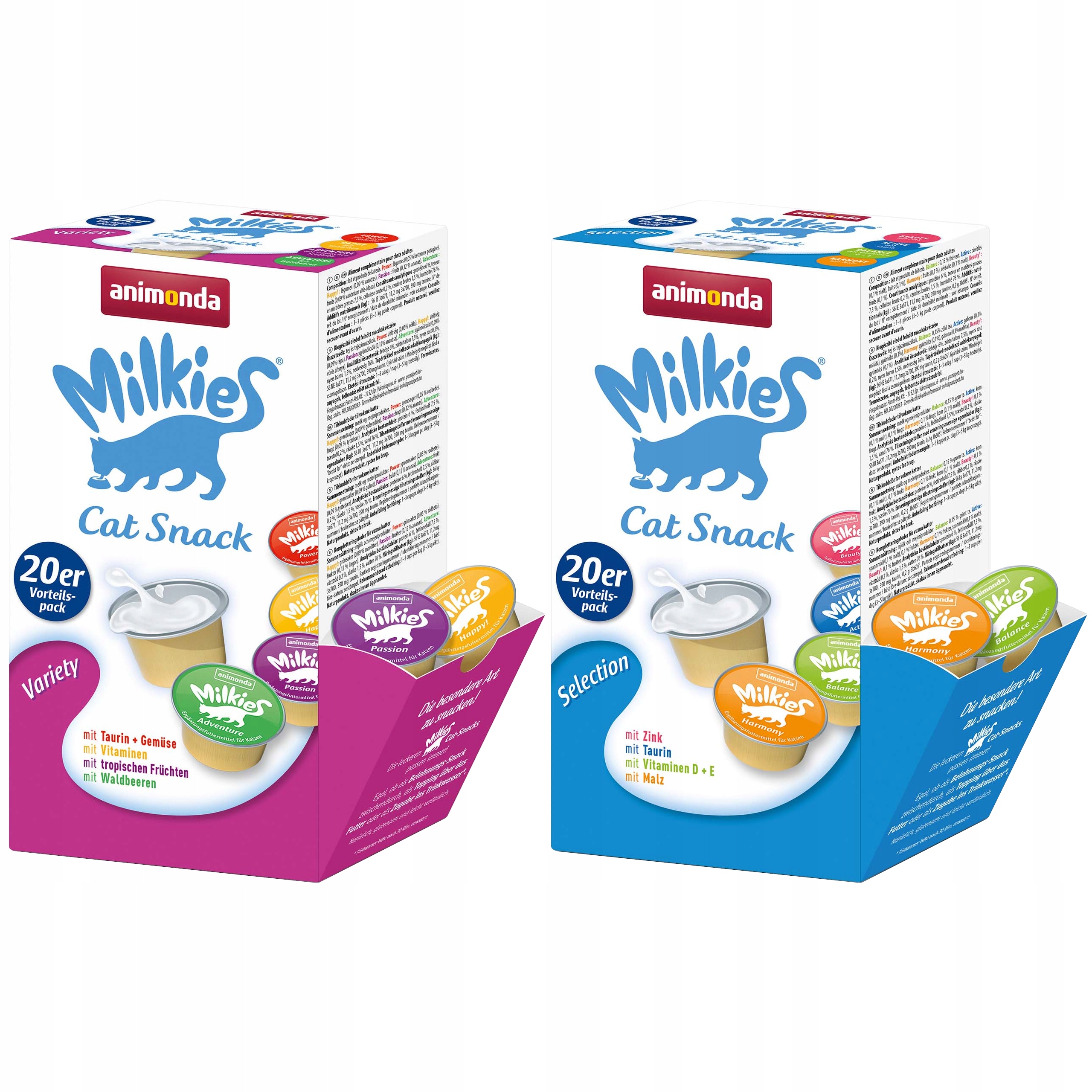 Levně Animonda Milkies Selection 20x15g Variety 20x15g Set Pochoutka pro kočky