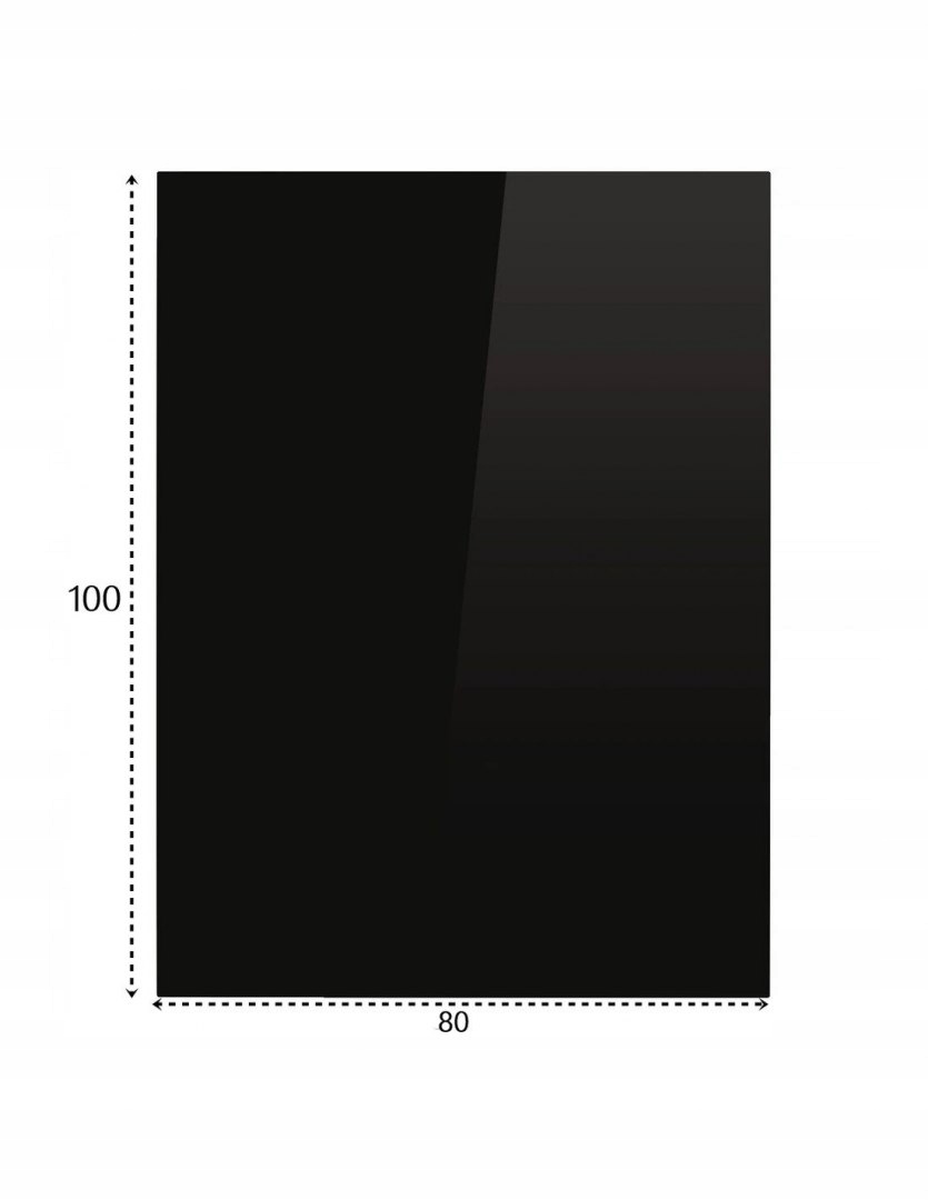 SZYBA PODSTAWA POD KOMINEK HARTOWANA SZKŁO HARTOWANE 100x80 Waga produktu z opakowaniem jednostkowym 10 kg