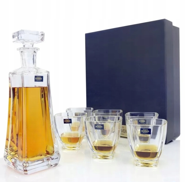 Sada na whisky Bohemia Arezzo 1+6 Kryštál ako darček