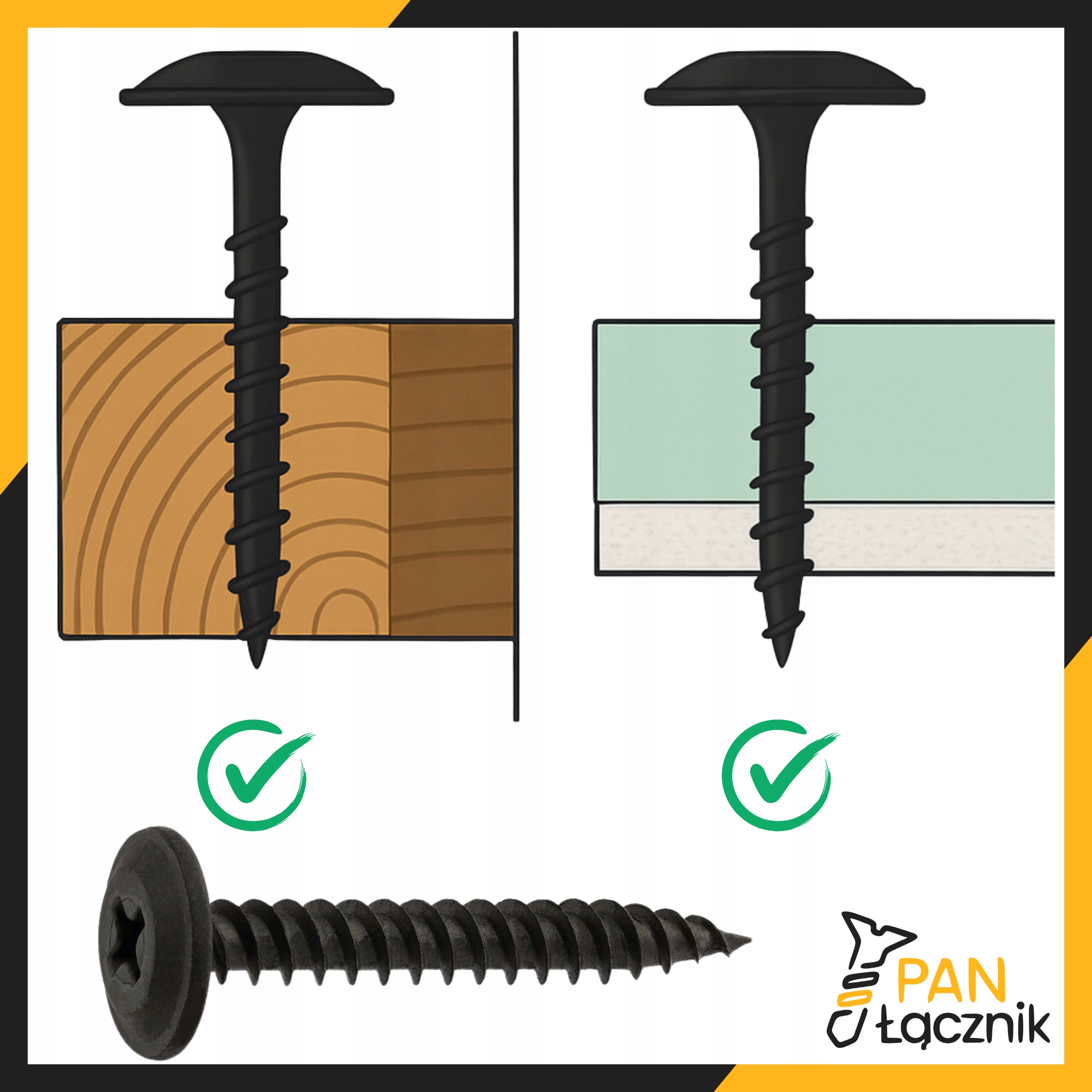 Zastosowanie wkrętów fosfatowanych