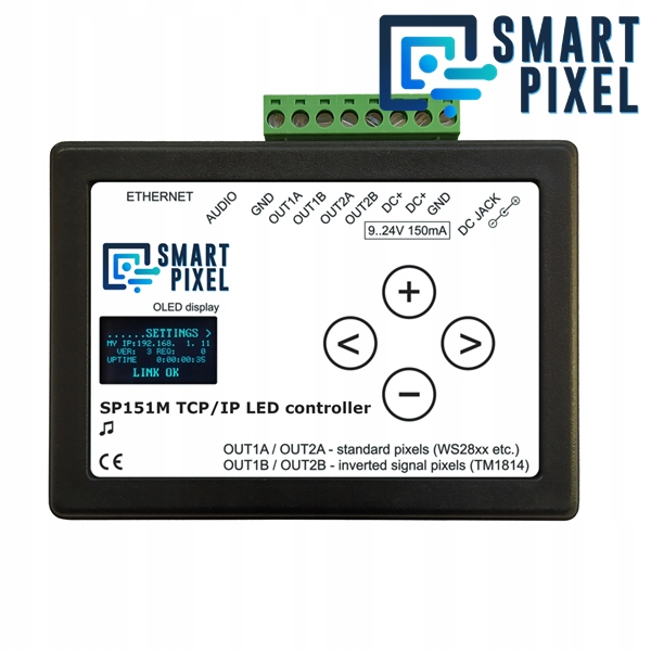 Sieťový ovládač SmartPixel Led SP151 pre systém pre inteligentnú domácnosť