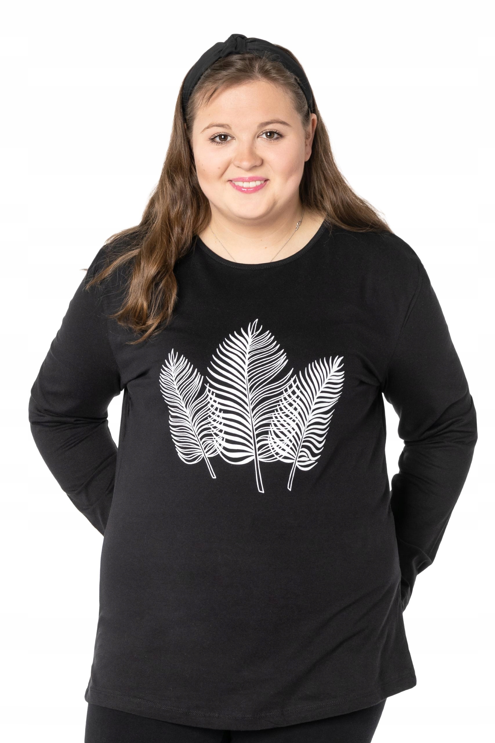 

Bluzka Damska Koszulka z Długim Rękawem 2013-2 3XL