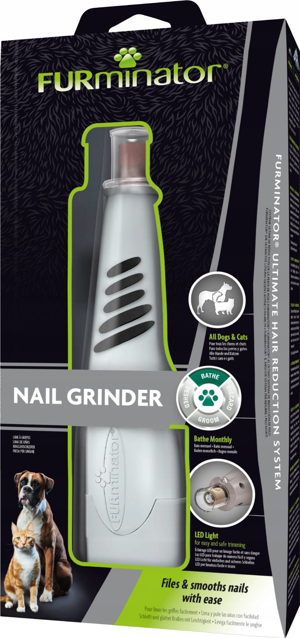 Levně FURminator akumulátorový pilník na drápky pro psa a kočku 1 kus