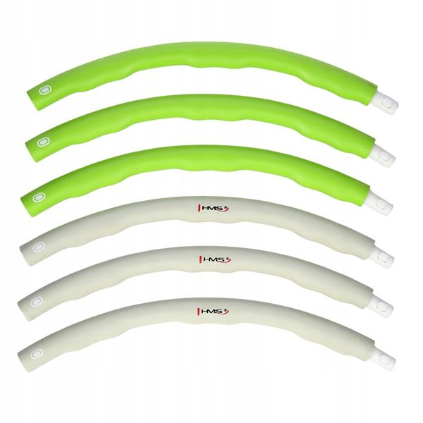 HHP003 GREEN-GREY HULA HOP 1,5KG 100CM HMS Marka HMS