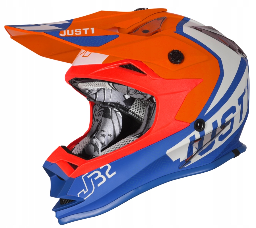 KASK JUST1 J32 KIDS VERTIGO BLUE FLUO ORANGE YM