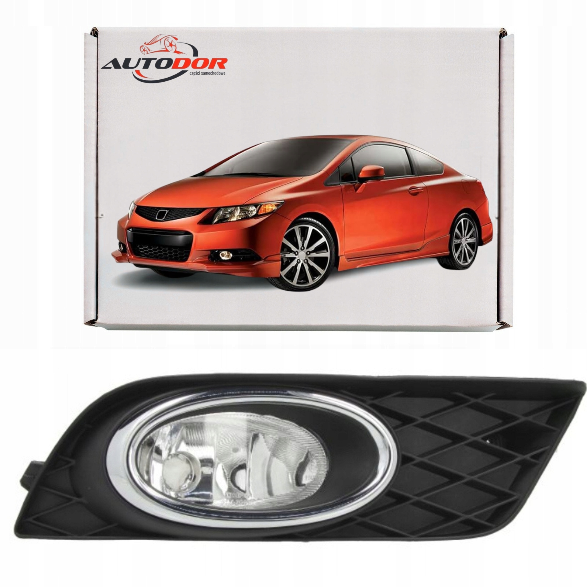 Honda CIVIC Sedan Kupé 2012 – Halogenová Mlhová Lampa S Pravým Rámečkem