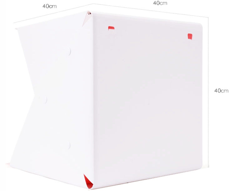 NAMIOT FOTOGRAFICZNY BEZCIENIOWY 40CM LED DO ZDJĘĆ Model NB40