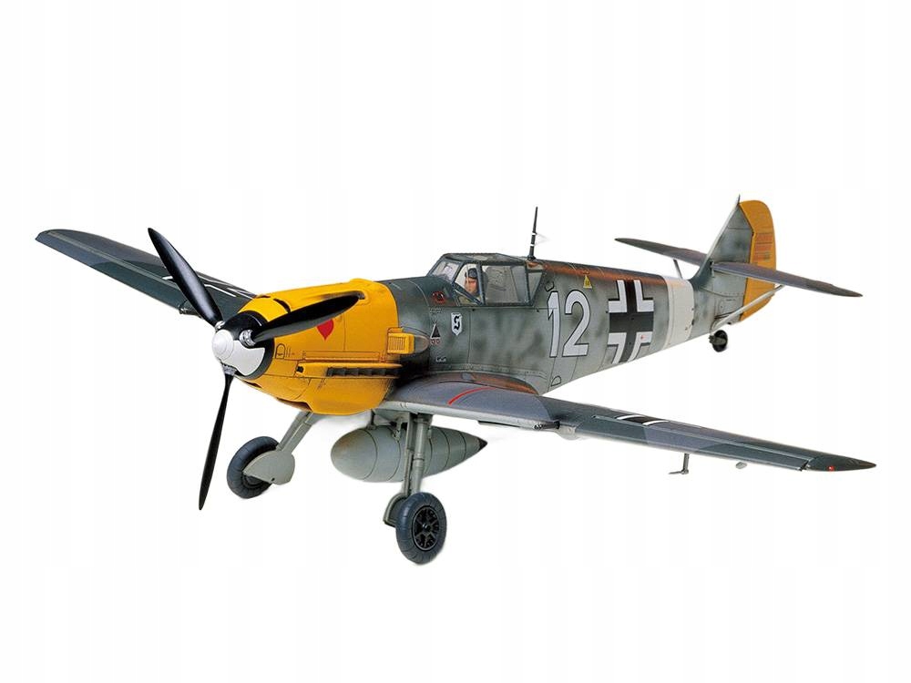 Samolot Messerschmitt Bf109 E-4/7 model 61063 Tamiya
