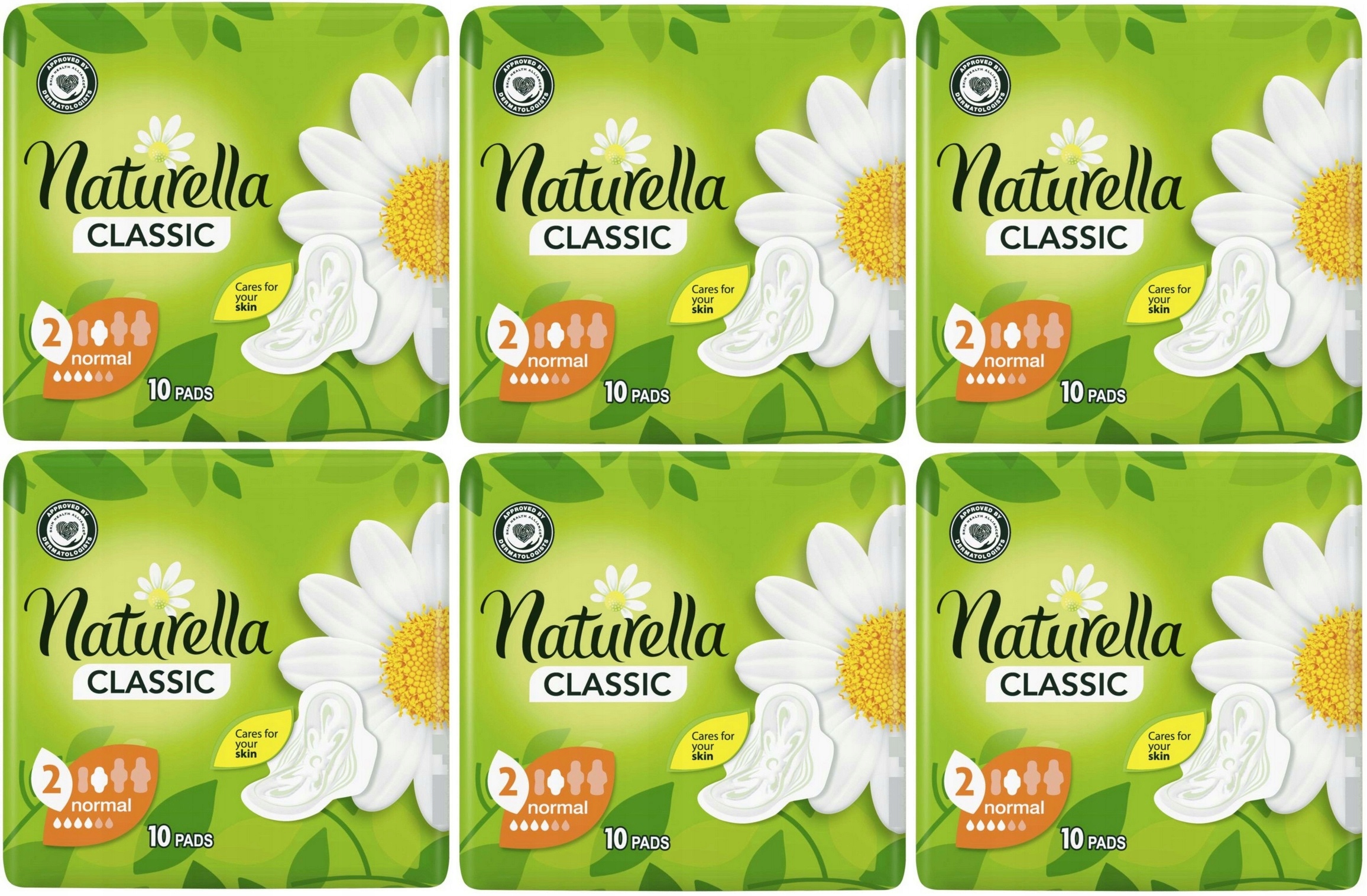 

Naturella Classic Normal Podpaski Rumianek 6 opak