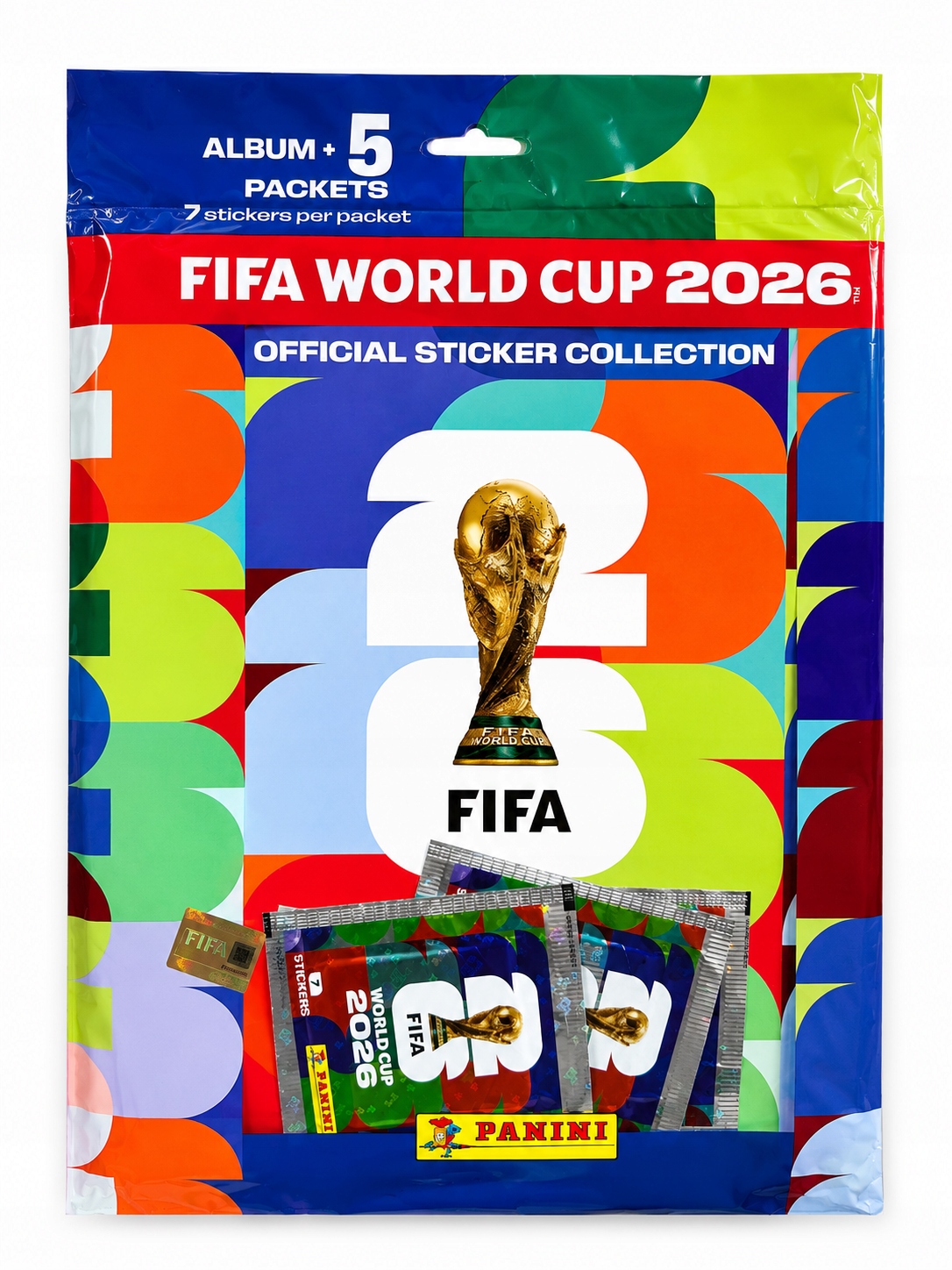 Panini Fifa World Cup 2026 Album Zestaw Startowy 5 saszetek (35 naklejek)