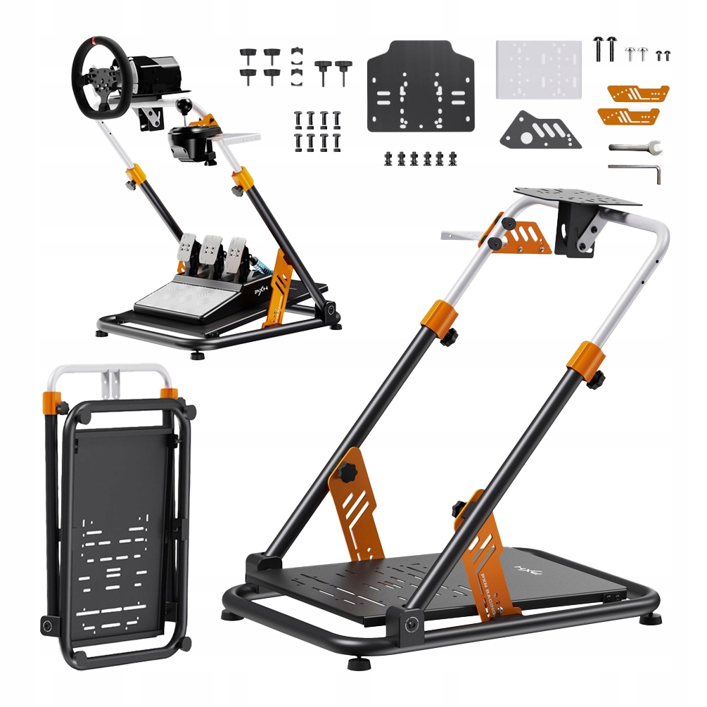 Składany stojak do symulatora SimRacing PXN-A11 na kierownicę regulowany