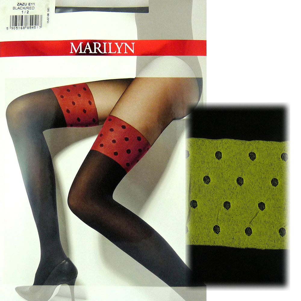 

Marilyn Zazu E11 R1/2 rajstopy jak pończochy black