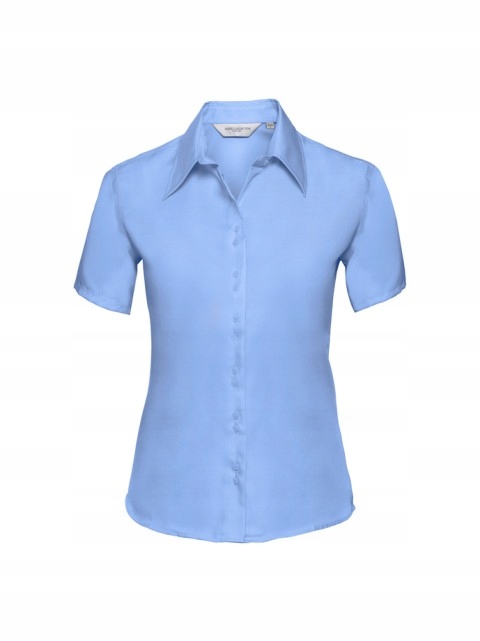 Dámská košile Russell Bright Sky s krátkým rukávem, nežehlivá, velikost 3XL