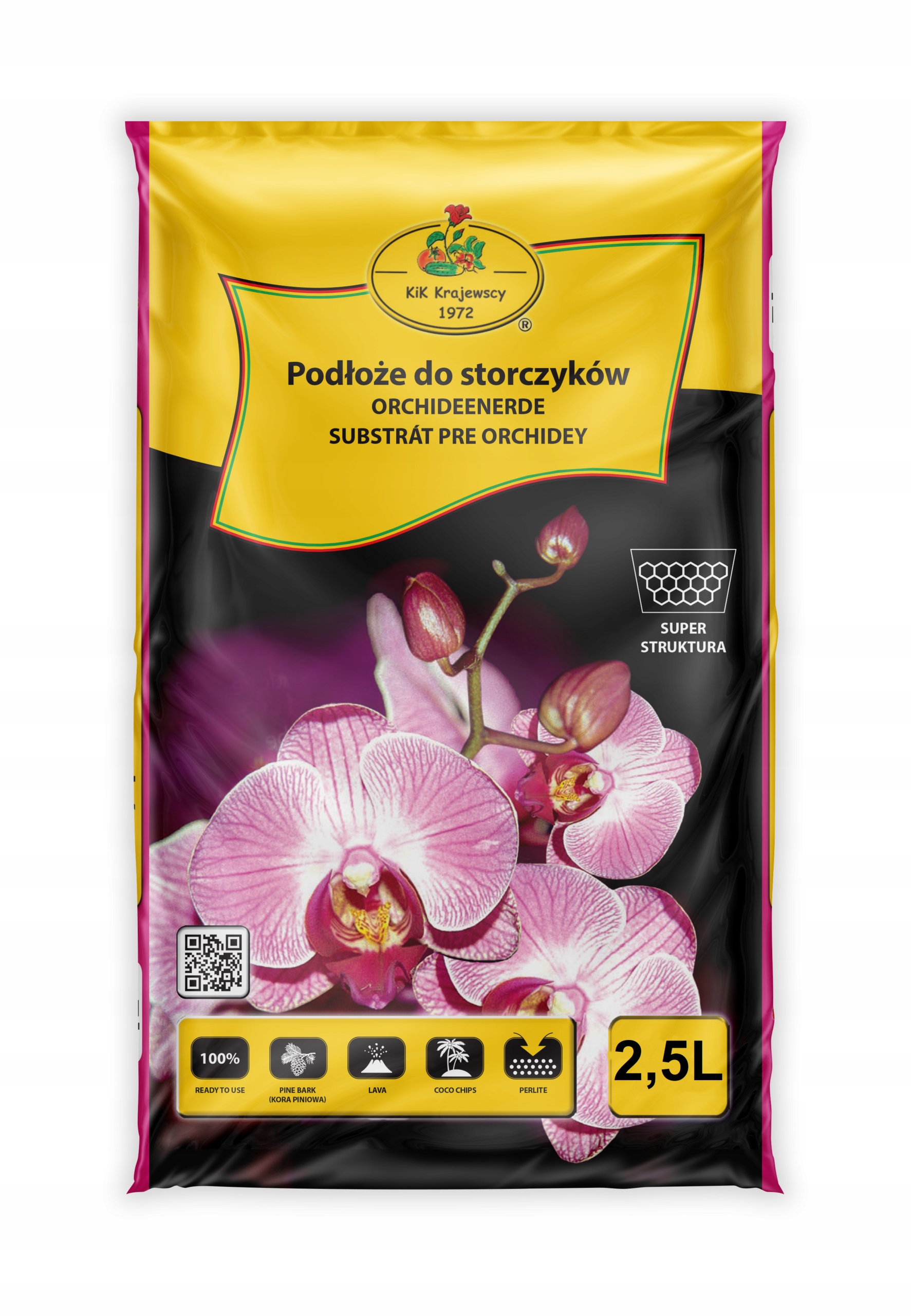 

Ziemia Podłoże do storczyków, orchidei 2,5L