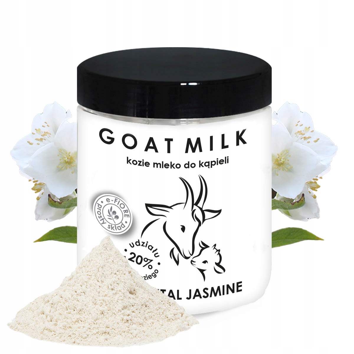 

Kozie mleko do kąpieli z kolagenem Oriental Jasmin