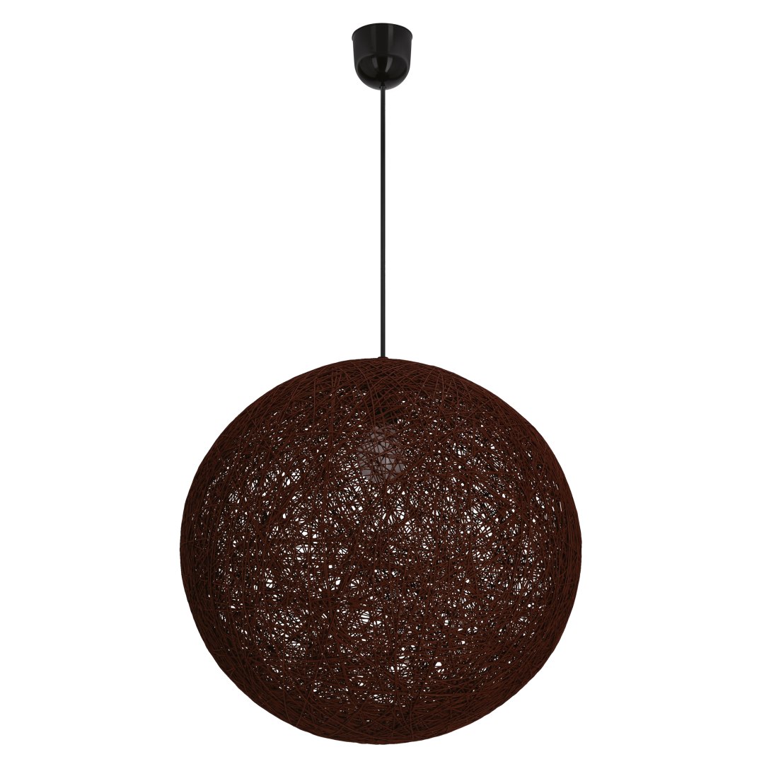 Caruba Lampa Wisząca 1X60W E27 Brązowy 50