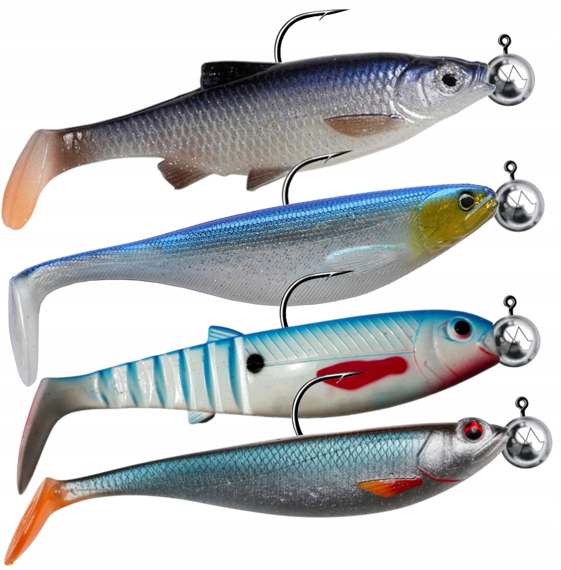

zestaw Savage Gear Westin 12cm uzbrojone Shad płoć