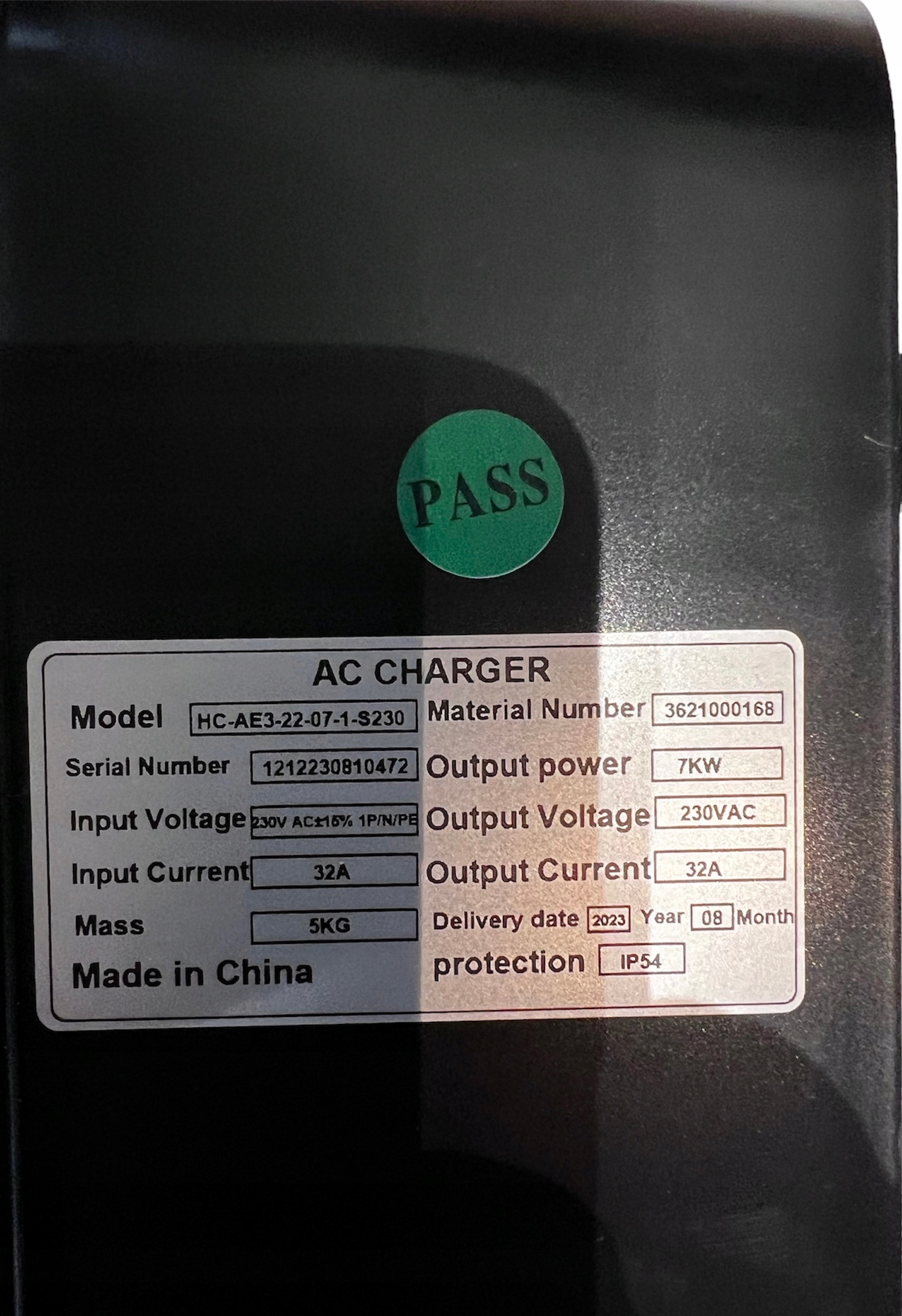 WALLBOX 7 kW HICI- Wisząca ładowarka jednofazowa EAN (GTIN) 5904067864672