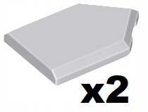 

Lego 22385 Tile Mod Jasny Szary 2 szt. Nowy