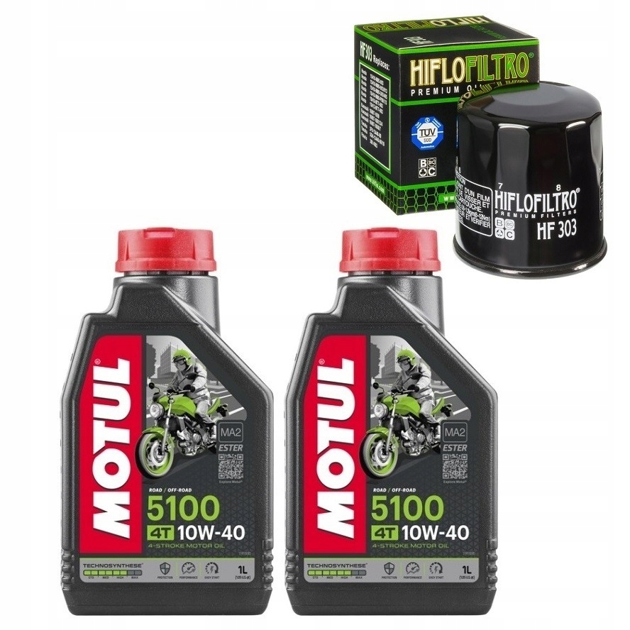 

Kawasaki 650 ER-6N ER-6F 07-14 olej+filtr