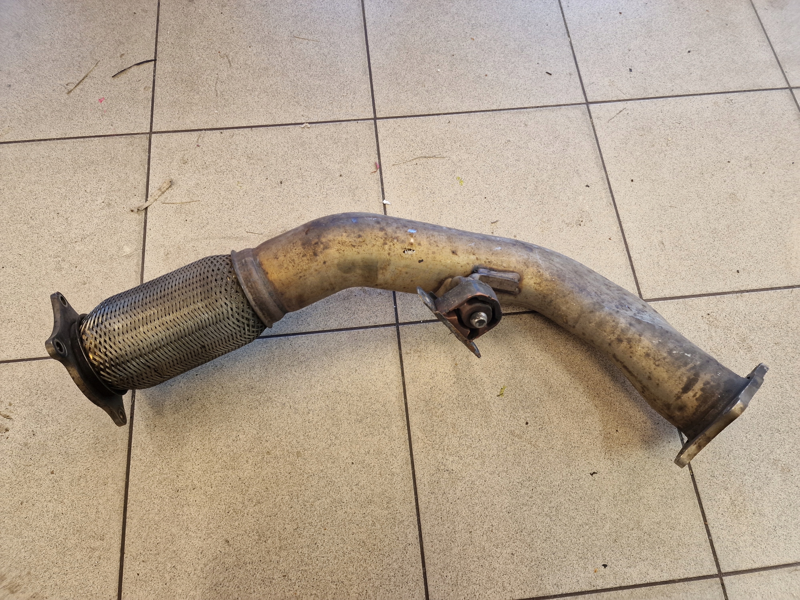 Гибкий соединитель каталитический нейтрализатор Audi A6 C7 3.0