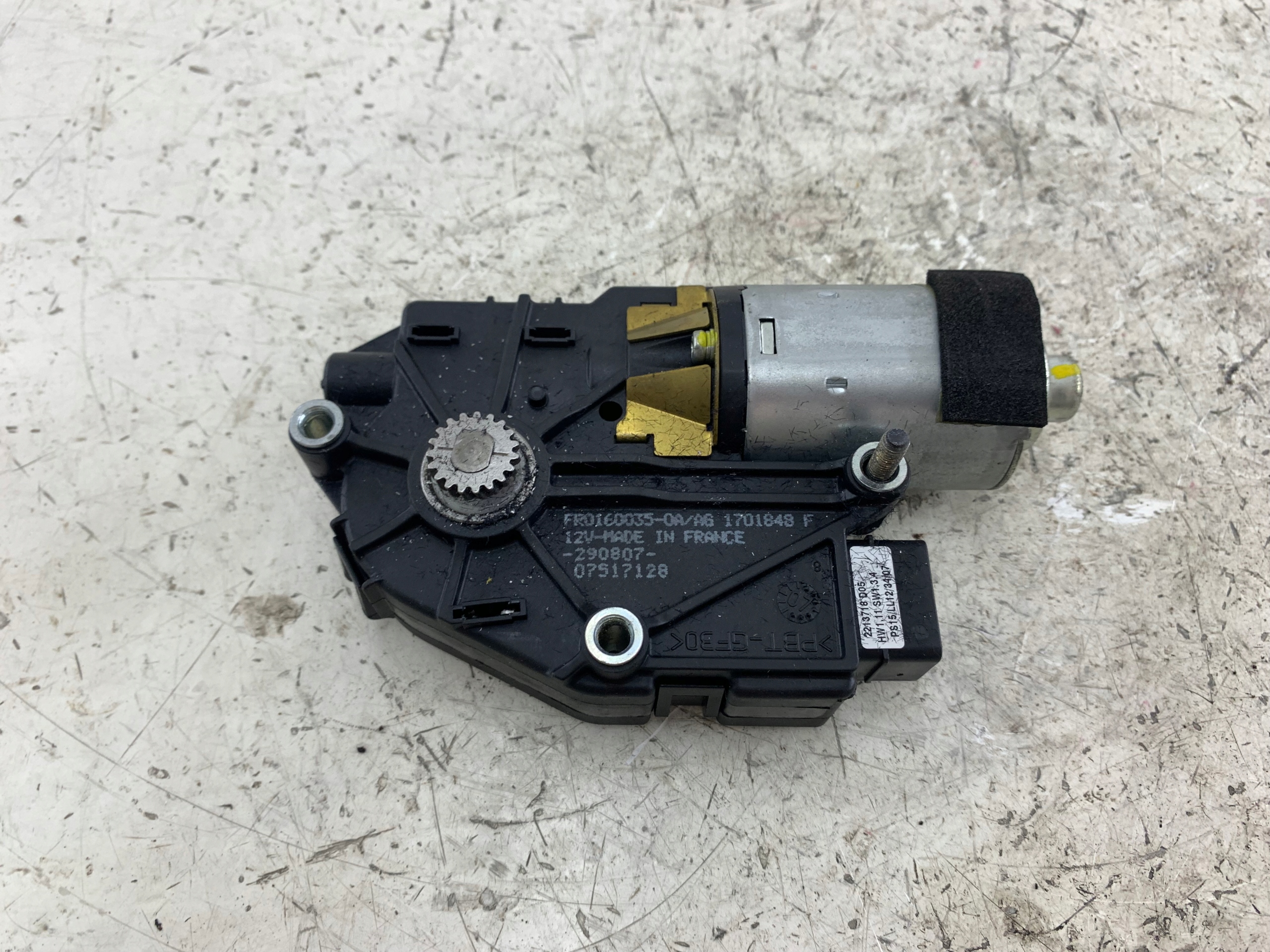 PEUGEOT 407 Micro moteur Toit ouvrant