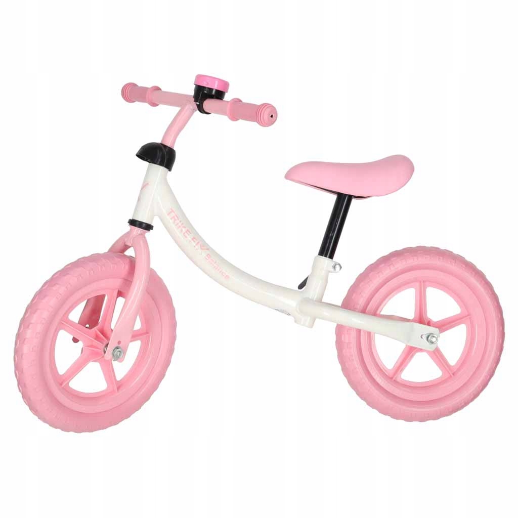 Rowerek biegowy Trike Fix Balance z dzwonkiem różowy