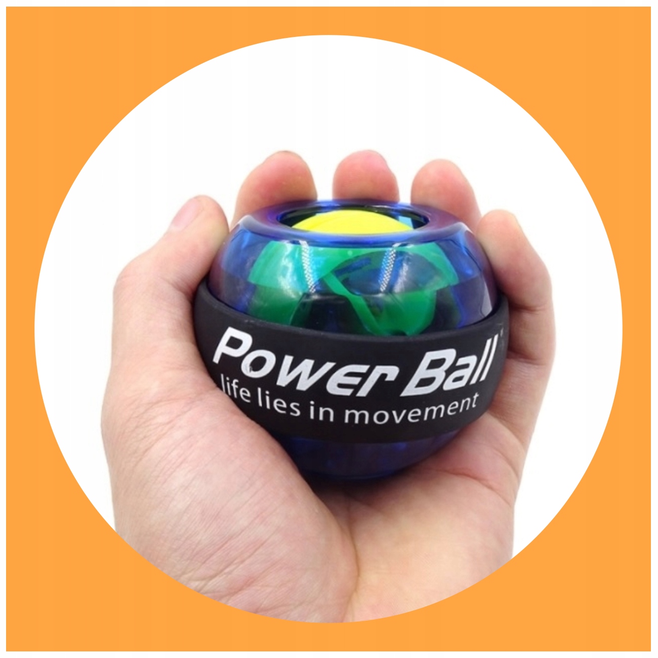 POWERBALL KULA CLASSIC PIŁKA ŚCISKACZ KULA ŻYROSKOPOWA ĆWICZEŃ NADGARSTKA Model POWERBALL BLUE