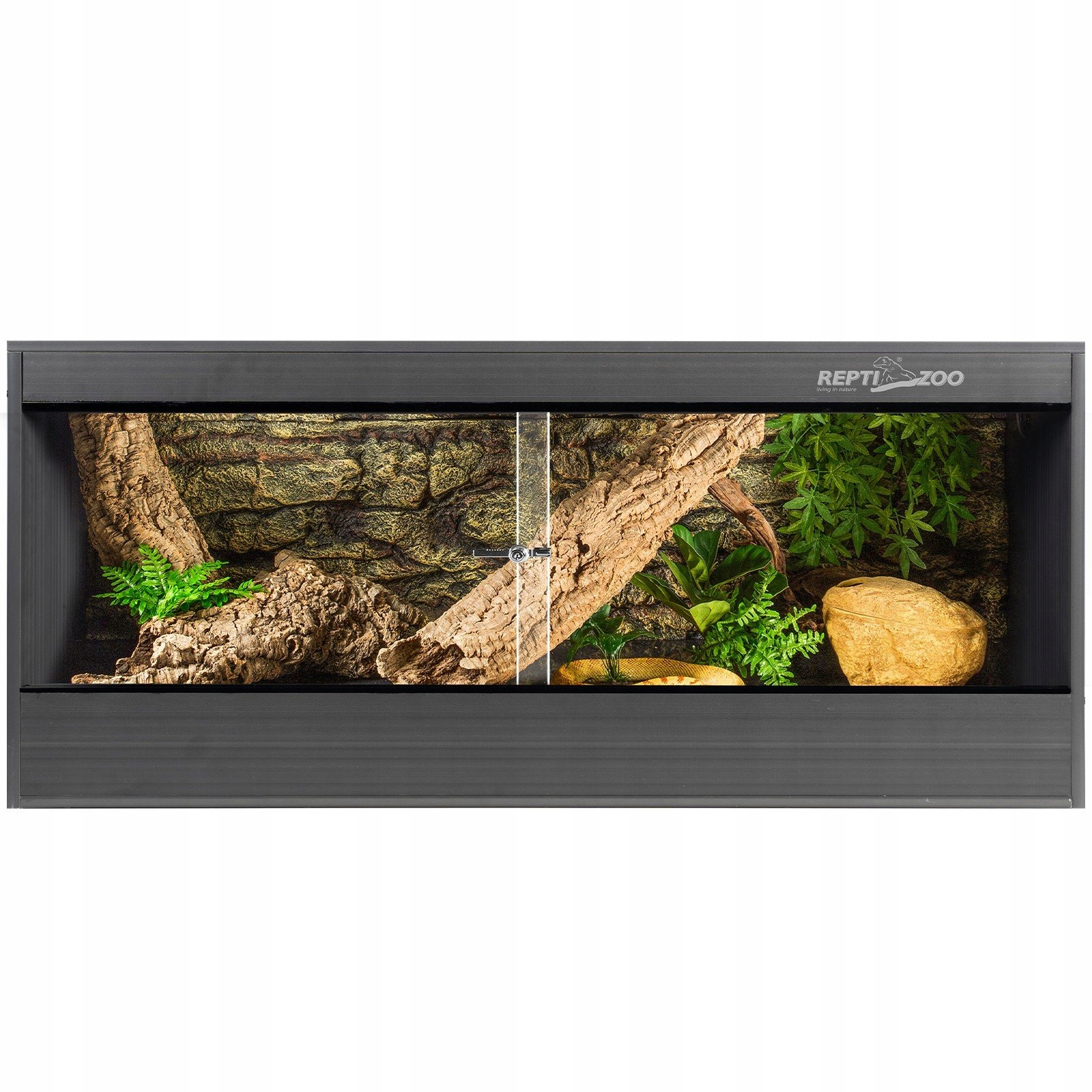 Levně Terárium Pro Noční Plazy Plážové Sklo Pvc Ventilace 120X45X45 CM