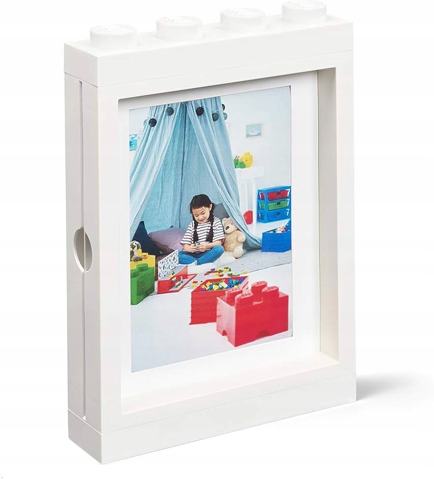 LEGO PICTURE FRAME RAMKA NA ZDJĘCIE BIAŁA