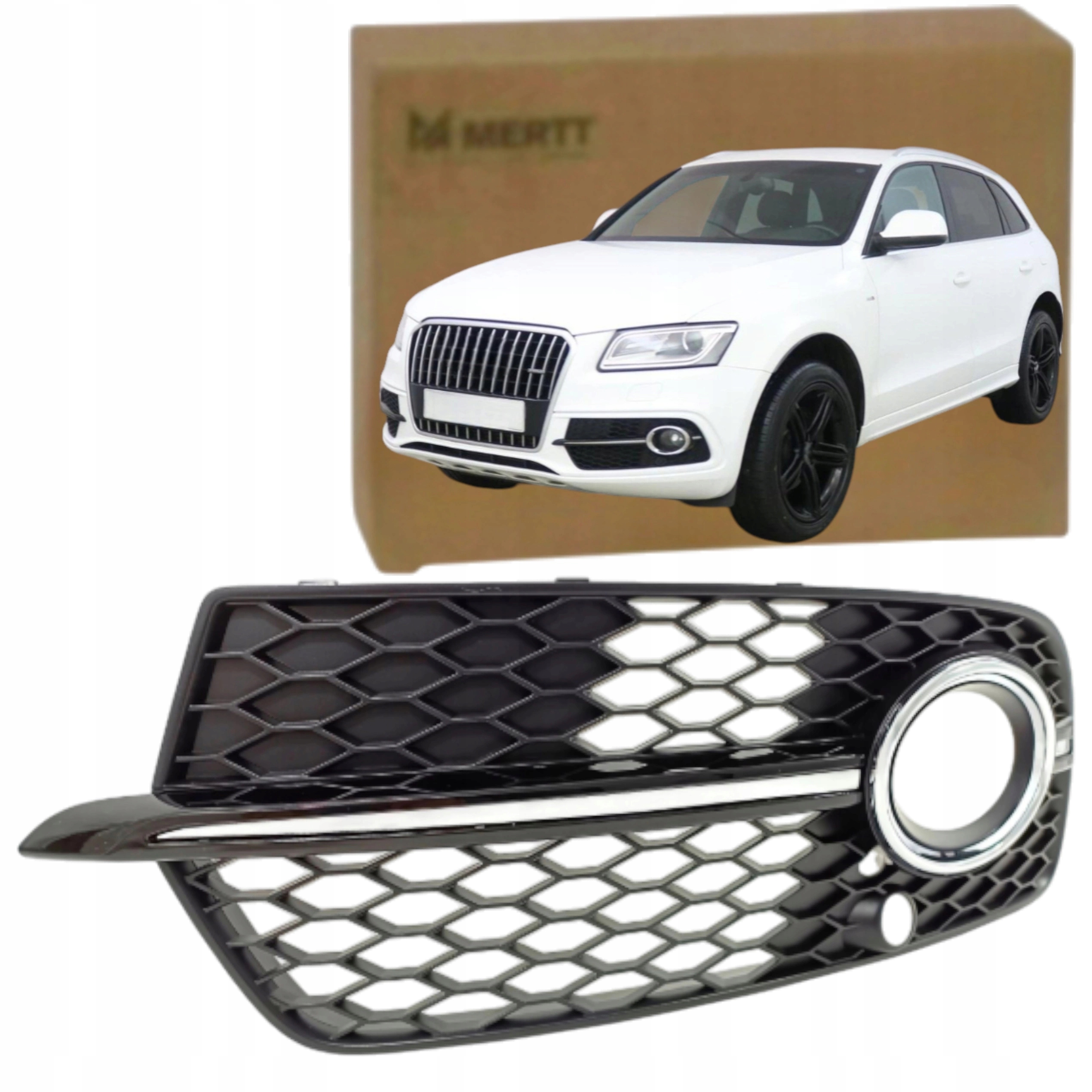 Audi Q5 2012-2016 S Line Mřížka atrapa Halogenu nárazníku levá 8R0807681